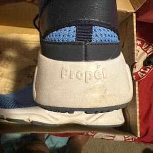 Propet Navy and Light Blue Athletic Shoes